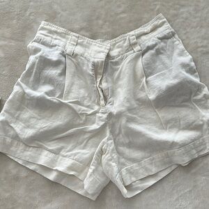 Linen shorts